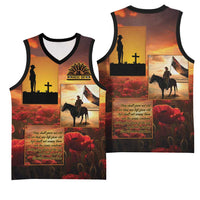 ANZAC Day Film Reel Lest We Forget Basketball Jersey Australia NZ Memorial LT9 - Polynesian Pride
