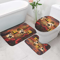 ANZAC Day Film Reel Lest We Forget Bathroom Set Australia NZ Memorial LT9 - Polynesian Pride
