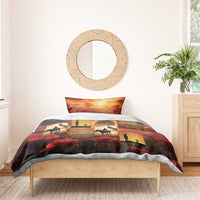 ANZAC Day Film Reel Lest We Forget Bedding Set Australia NZ Memorial LT9 - Polynesian Pride