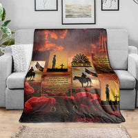 ANZAC Day Film Reel Lest We Forget Blanket Australia NZ Memorial LT9 - Polynesian Pride