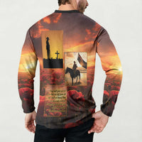 ANZAC Day Film Reel Lest We Forget Button Sweatshirt Australia NZ Memorial LT9 - Polynesian Pride