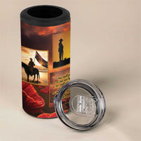 ANZAC Day Film Reel Lest We Forget 4 in 1 Can Cooler Tumbler Australia NZ Memorial LT9 - Polynesian Pride