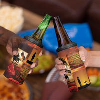 ANZAC Day Film Reel Lest We Forget 4 in 1 Can Cooler Tumbler Australia NZ Memorial LT9 - Polynesian Pride