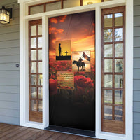 ANZAC Day Film Reel Lest We Forget Door Cover Australia NZ Memorial LT9 - Polynesian Pride