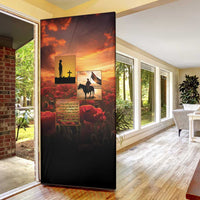 ANZAC Day Film Reel Lest We Forget Door Cover Australia NZ Memorial LT9 - Polynesian Pride