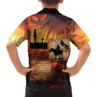 ANZAC Day Film Reel Lest We Forget Family Matching Puletasi and Hawaiian Shirt Australia NZ Memorial