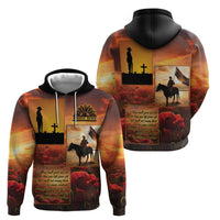 ANZAC Day Film Reel Lest We Forget Hoodie Australia NZ Memorial LT9 - Polynesian Pride