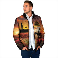 ANZAC Day Film Reel Lest We Forget Padded Jacket Australia NZ Memorial LT9 - Polynesian Pride
