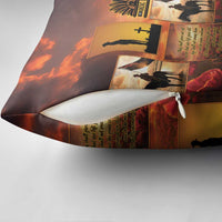 ANZAC Day Film Reel Lest We Forget Pillow Cover Australia NZ Memorial LT9 - Polynesian Pride