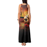 ANZAC Day Film Reel Lest We Forget Tank Maxi Dress Australia NZ Memorial LT9 - Polynesian Pride
