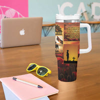 ANZAC Day Film Reel Lest We Forget Tumbler With Handle Australia NZ Memorial LT9 - Polynesian Pride