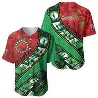 Personalised Cook Islands ANZAC 1915-2026 Filmstrip Baseball Jersey Lest We Forget 25 April LT9 - Polynesian Pride