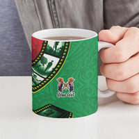 Personalised Cook Islands ANZAC 1915-2026 Filmstrip Ceramic Mug Lest We Forget 25 April LT9 - Polynesian Pride