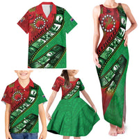 Personalised Cook Islands ANZAC 1915-2026 Filmstrip Family Matching Tank Maxi Dress and Hawaiian Shirt Lest We Forget 25 April