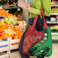 Personalised Cook Islands ANZAC 1915-2026 Filmstrip Grocery Bag Lest We Forget 25 April LT9 - Polynesian Pride