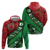 Personalised Cook Islands ANZAC 1915-2026 Filmstrip Hoodie Lest We Forget 25 April LT9 - Polynesian Pride