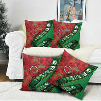 Personalised Cook Islands ANZAC 1915-2026 Filmstrip Pillow Cover Lest We Forget 25 April LT9 - Polynesian Pride