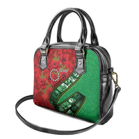 Personalised Cook Islands ANZAC 1915-2026 Filmstrip Shoulder Handbag Lest We Forget 25 April LT9 - Polynesian Pride