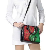Personalised Cook Islands ANZAC 1915-2026 Filmstrip Shoulder Handbag Lest We Forget 25 April LT9 - Polynesian Pride