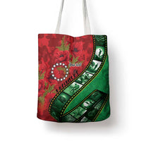 Personalised Cook Islands ANZAC 1915-2026 Filmstrip Tote Bag Lest We Forget 25 April LT9 - Polynesian Pride