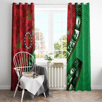 Personalised Cook Islands ANZAC 1915-2026 Filmstrip Window Curtain Lest We Forget 25 April LT9 - Polynesian Pride