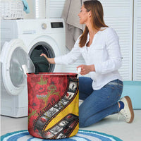 Personalised Niue ANZAC 1915-2026 Filmstrip Laundry Basket Lest We Forget 25 April LT9 - Polynesian Pride