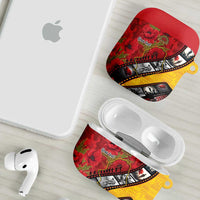 Personalised Niue ANZAC 1915-2026 Filmstrip AirPods Case Lest We Forget 25 April LT9 - Polynesian Pride