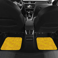 Personalised Niue ANZAC 1915-2026 Filmstrip Car Mats Lest We Forget 25 April LT9 Set 2pcs - Back Gold - Polynesian Pride