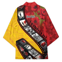 Personalised Niue ANZAC 1915-2026 Filmstrip Kimono Lest We Forget 25 April LT9 - Polynesian Pride