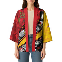 Personalised Niue ANZAC 1915-2026 Filmstrip Kimono Lest We Forget 25 April LT9 - Polynesian Pride