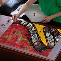 Personalised Niue ANZAC 1915-2026 Filmstrip Puzzle Lest We Forget 25 April LT9 - Polynesian Pride