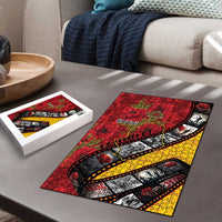 Personalised Niue ANZAC 1915-2026 Filmstrip Puzzle Lest We Forget 25 April LT9 - Polynesian Pride