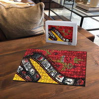 Personalised Niue ANZAC 1915-2026 Filmstrip Puzzle Lest We Forget 25 April LT9 - Polynesian Pride
