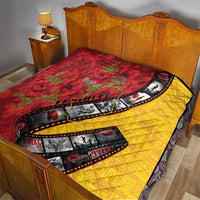 Personalised Niue ANZAC 1915-2026 Filmstrip Quilt Lest We Forget 25 April LT9 - Polynesian Pride