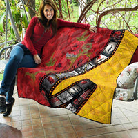 Personalised Niue ANZAC 1915-2026 Filmstrip Quilt Lest We Forget 25 April LT9 - Polynesian Pride