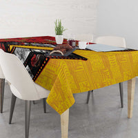 Personalised Niue ANZAC 1915-2026 Filmstrip Tablecloth Lest We Forget 25 April LT9 - Polynesian Pride