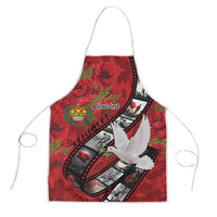 Personalised Tonga ANZAC 1915-2026 Filmstrip Apron Lest We Forget 25 April LT9 Red - Polynesian Pride