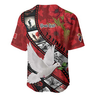 Personalised Tonga ANZAC 1915-2026 Filmstrip Baseball Jersey Lest We Forget 25 April LT9 - Polynesian Pride
