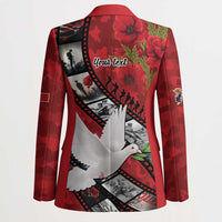 Personalised Tonga ANZAC 1915-2026 Filmstrip Blazer Lest We Forget 25 April LT9 - Polynesian Pride