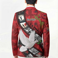 Personalised Tonga ANZAC 1915-2026 Filmstrip Blazer Lest We Forget 25 April LT9 - Polynesian Pride