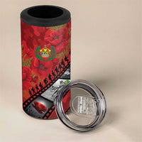 Personalised Tonga ANZAC 1915-2026 Filmstrip 4 in 1 Can Cooler Tumbler Lest We Forget 25 April LT9 - Polynesian Pride