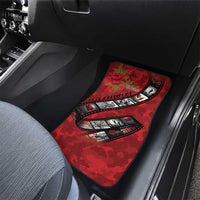 Personalised Tonga ANZAC 1915-2026 Filmstrip Car Mats Lest We Forget 25 April LT9 - Polynesian Pride