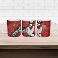 Personalised Tonga ANZAC 1915-2026 Filmstrip Ceramic Mug Lest We Forget 25 April LT9 - Polynesian Pride