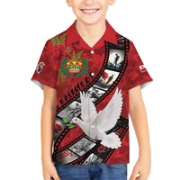 Personalised Tonga ANZAC 1915-2026 Filmstrip Family Matching Mermaid Dress and Hawaiian Shirt Lest We Forget 25 April