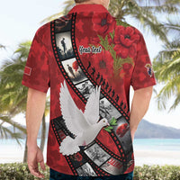 Personalised Tonga ANZAC 1915-2026 Filmstrip Hawaiian Shirt Lest We Forget 25 April