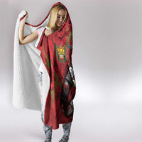 Personalised Tonga ANZAC 1915-2026 Filmstrip Hooded Blanket Lest We Forget 25 April LT9 - Polynesian Pride