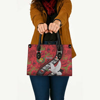 Personalised Tonga ANZAC 1915-2026 Filmstrip Leather Bag Lest We Forget 25 April LT9 - Polynesian Pride