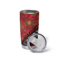 Personalised Tonga ANZAC 1915-2026 Filmstrip Tumbler Cup Lest We Forget 25 April LT9 - Polynesian Pride