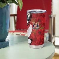 Personalised Tonga ANZAC 1915-2026 Filmstrip Tumbler Cup Lest We Forget 25 April LT9 - Polynesian Pride