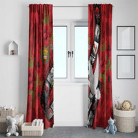 Personalised Tonga ANZAC 1915-2026 Filmstrip Window Curtain Lest We Forget 25 April LT9 - Polynesian Pride
